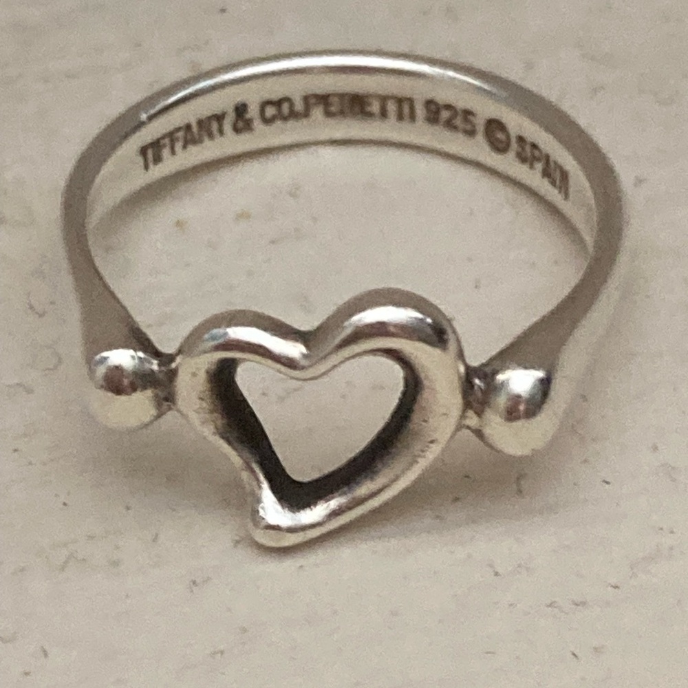 Tiffany and Co. Open heart ring